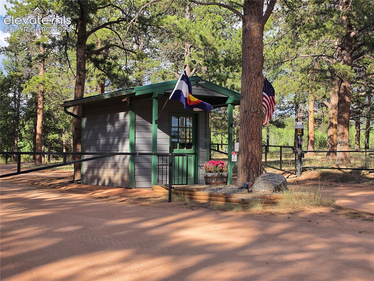 Gate House, this is also where all UPS, FED EX & Amazon packages are dropped off.