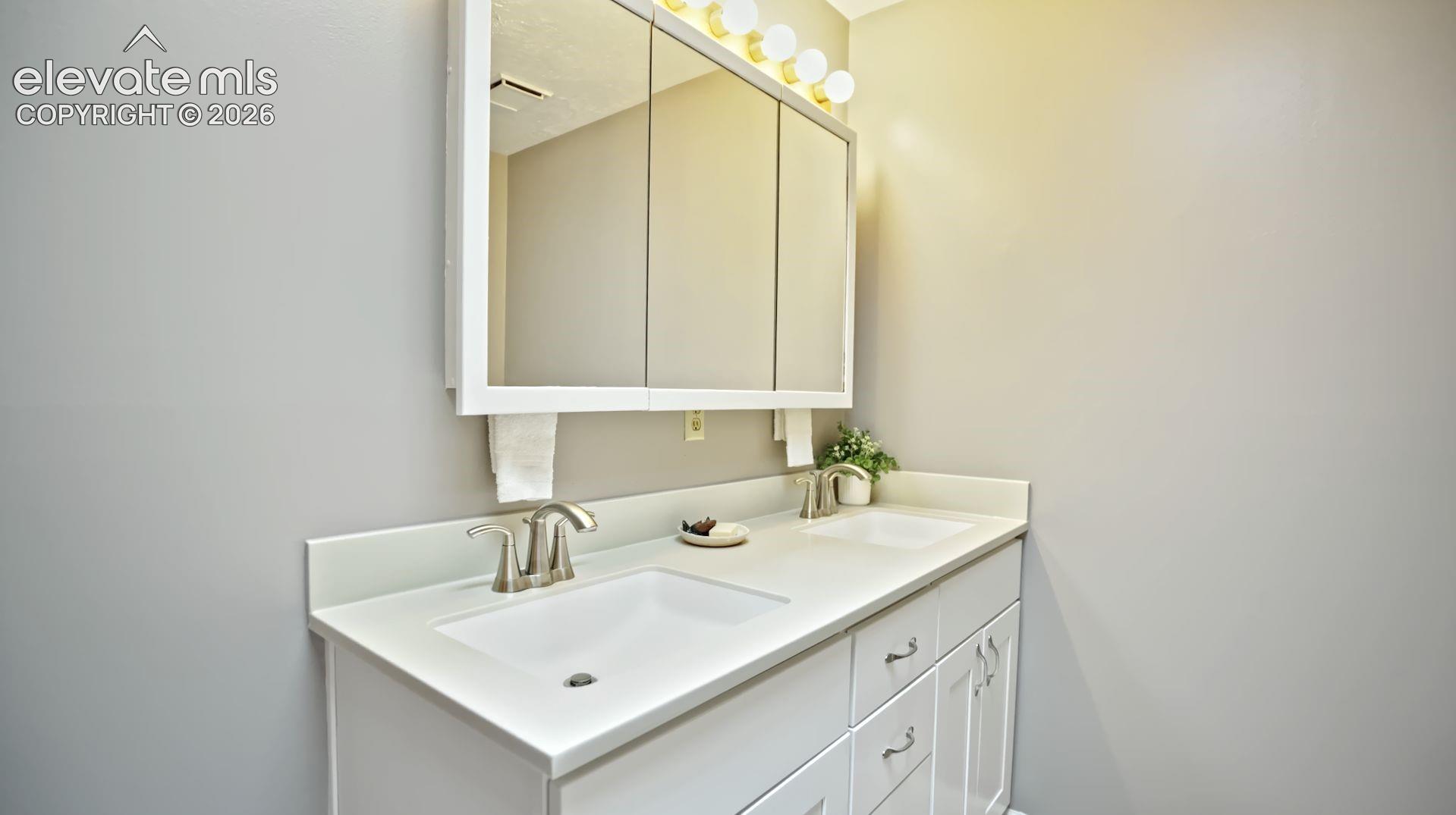 brand new full bathroom main level- vanity