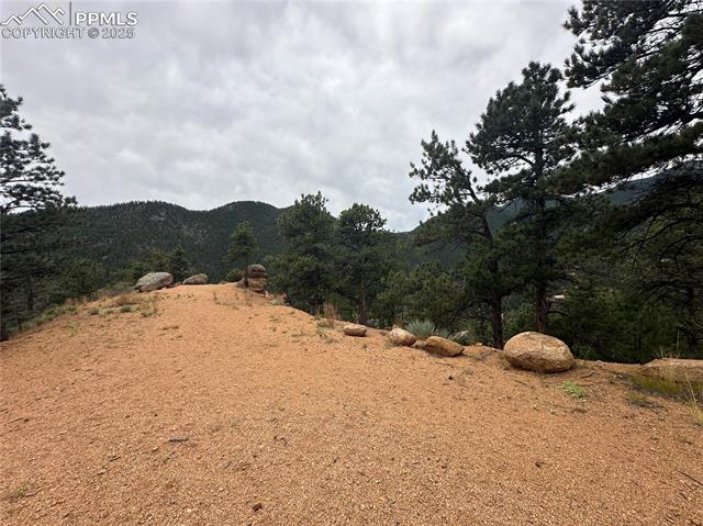 Rock outcroppings near build site