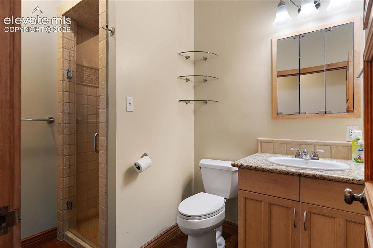 3/4 Hall bath measures 6 ft. X 8 ft.