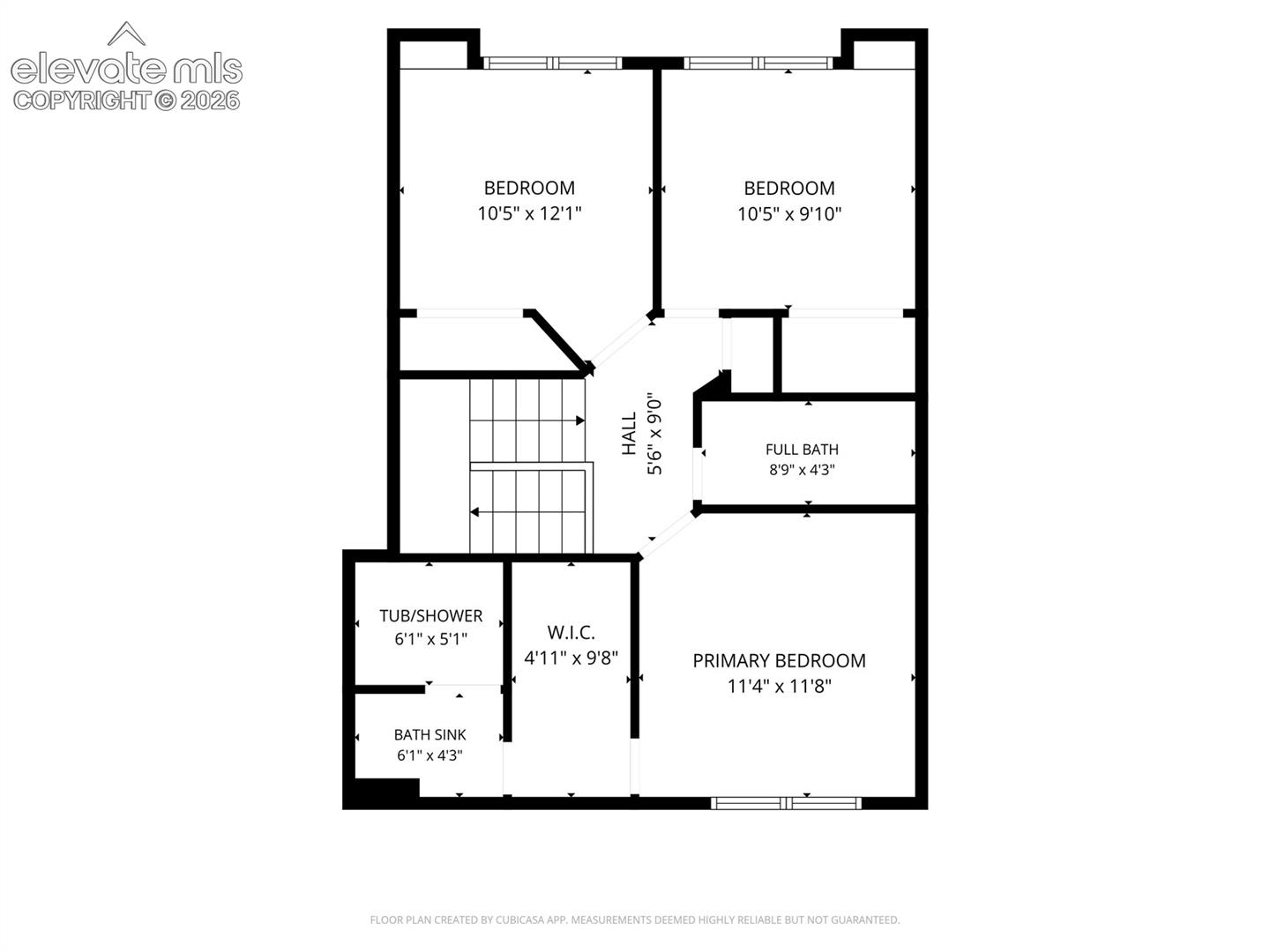Upper floor with bedrooms