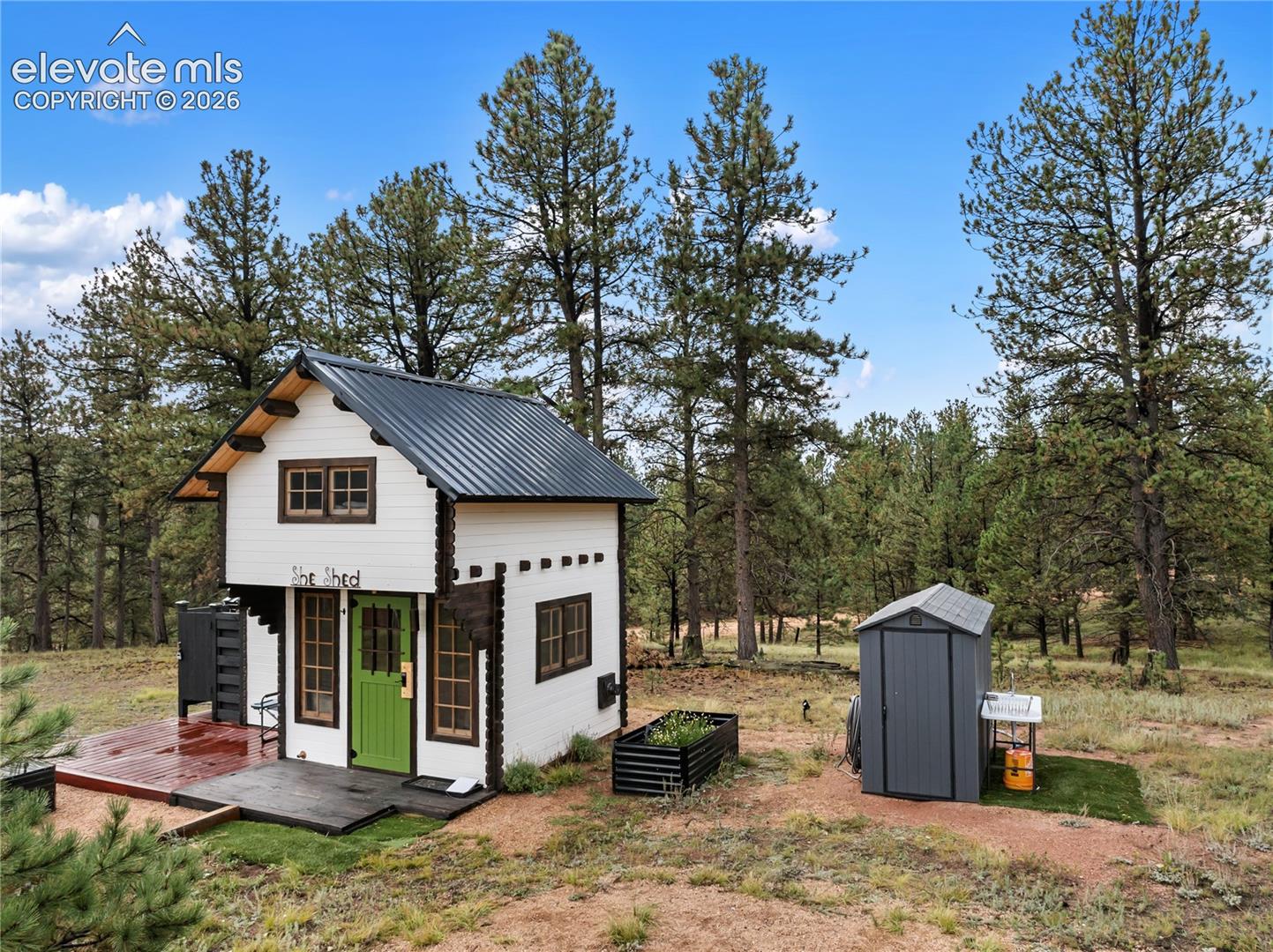 Tiny house and storage shed 