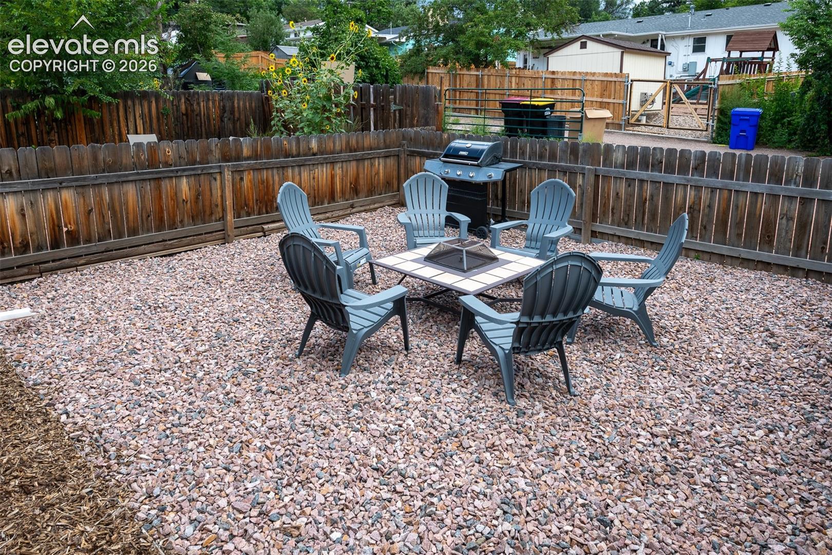 Shared fire pit