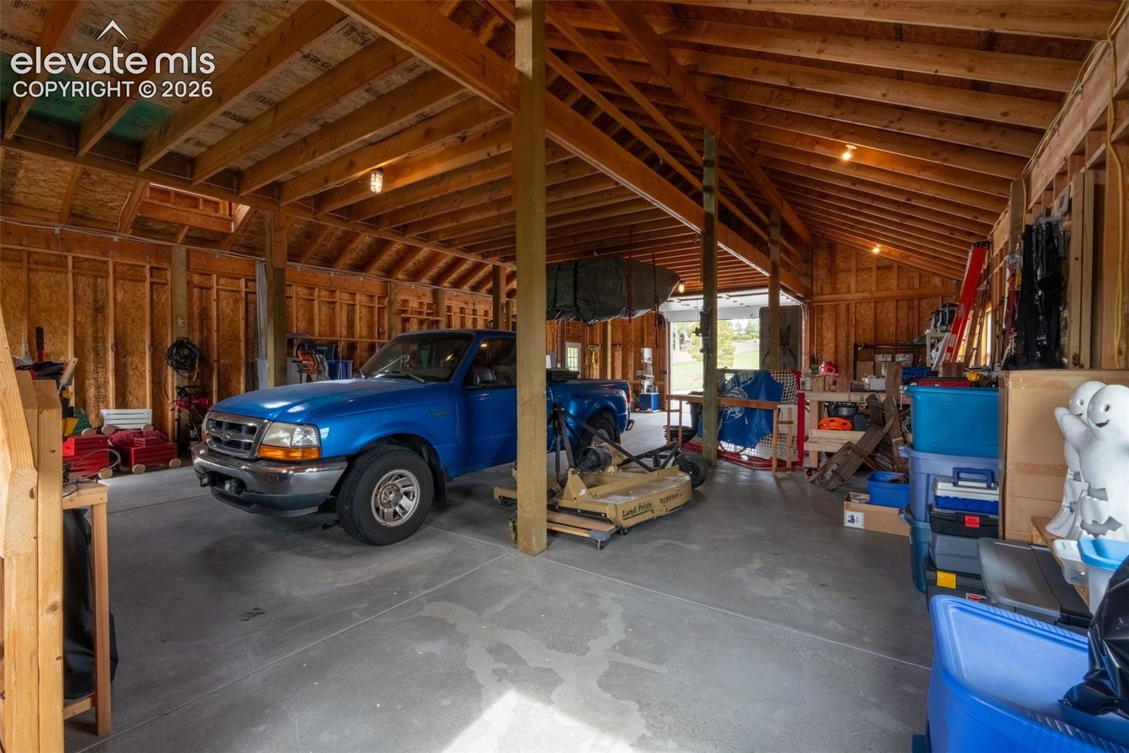 INSIDE BARN
