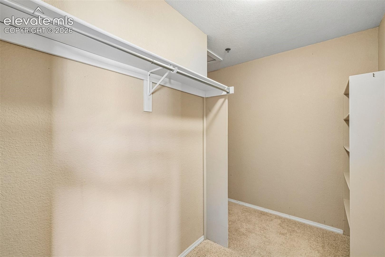 Walk in closet off bedroom 2