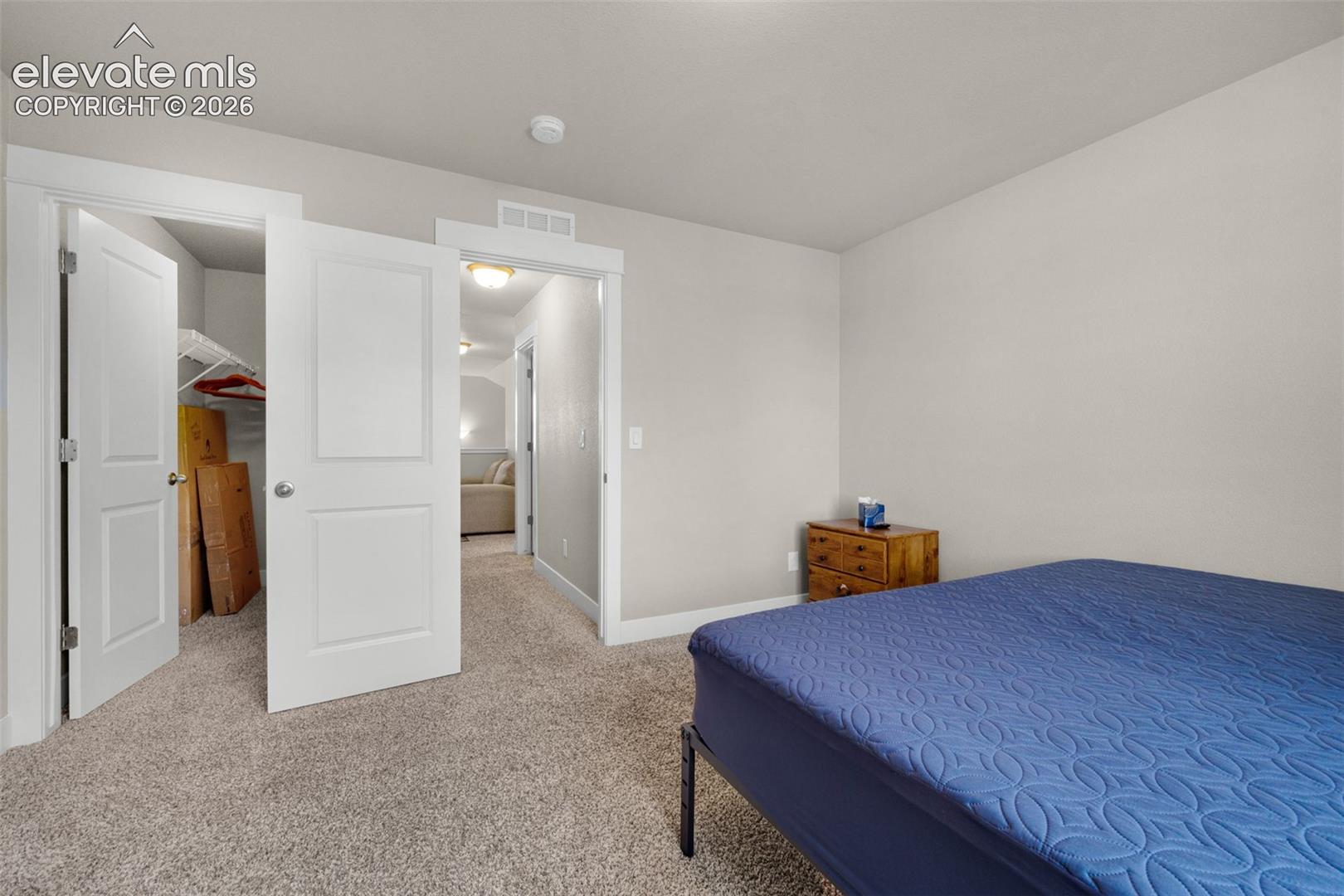 All bedrooms are carpeted