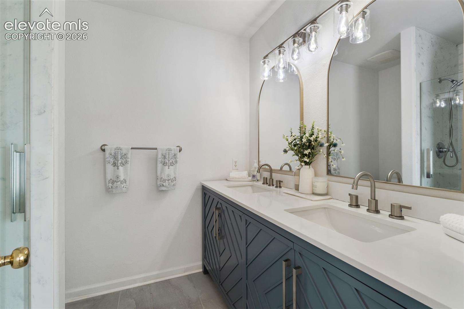 Master Bath with double vanity