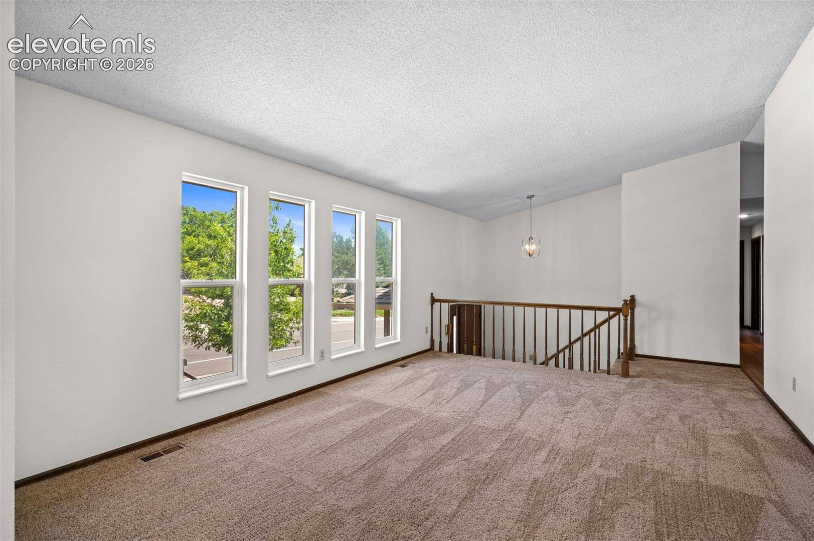 Entry & Front, Upper Living Room