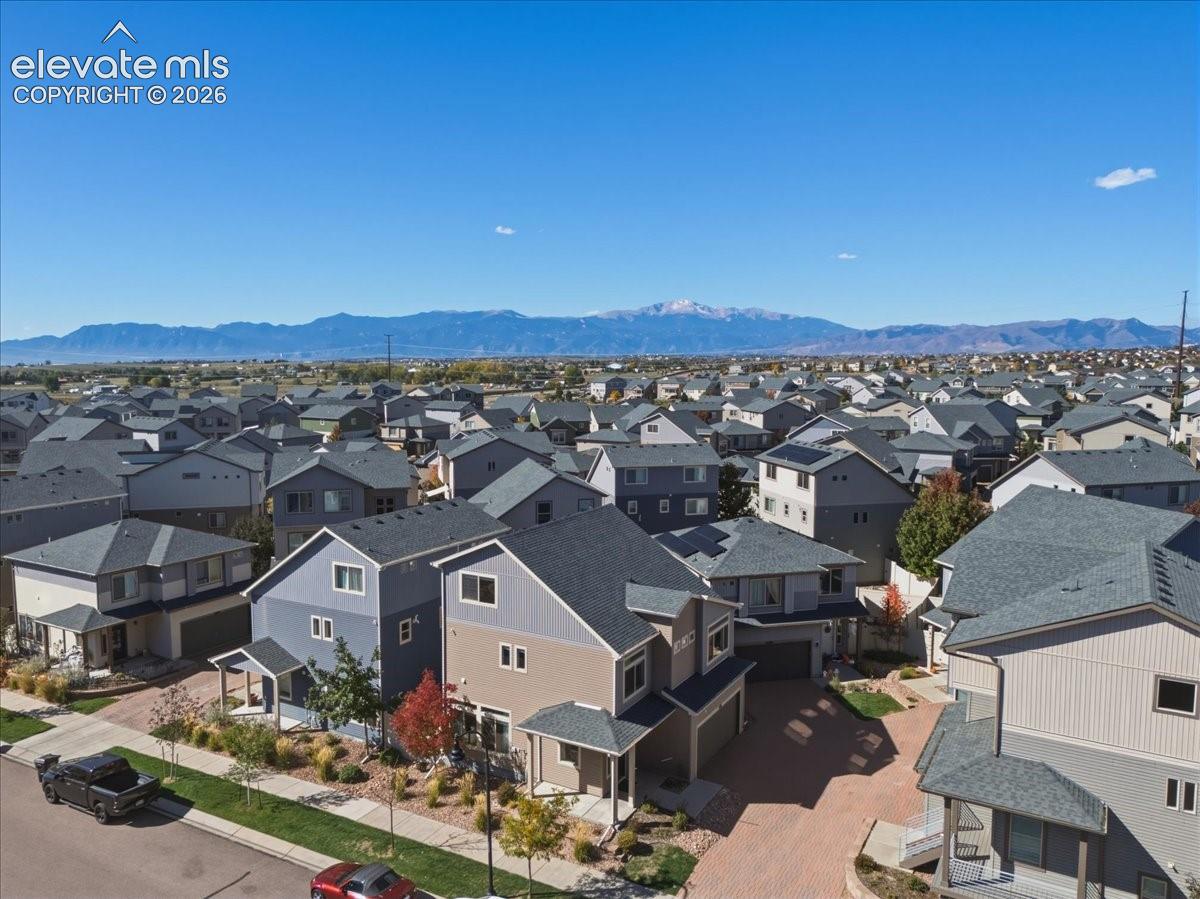 Mountain range backdrop