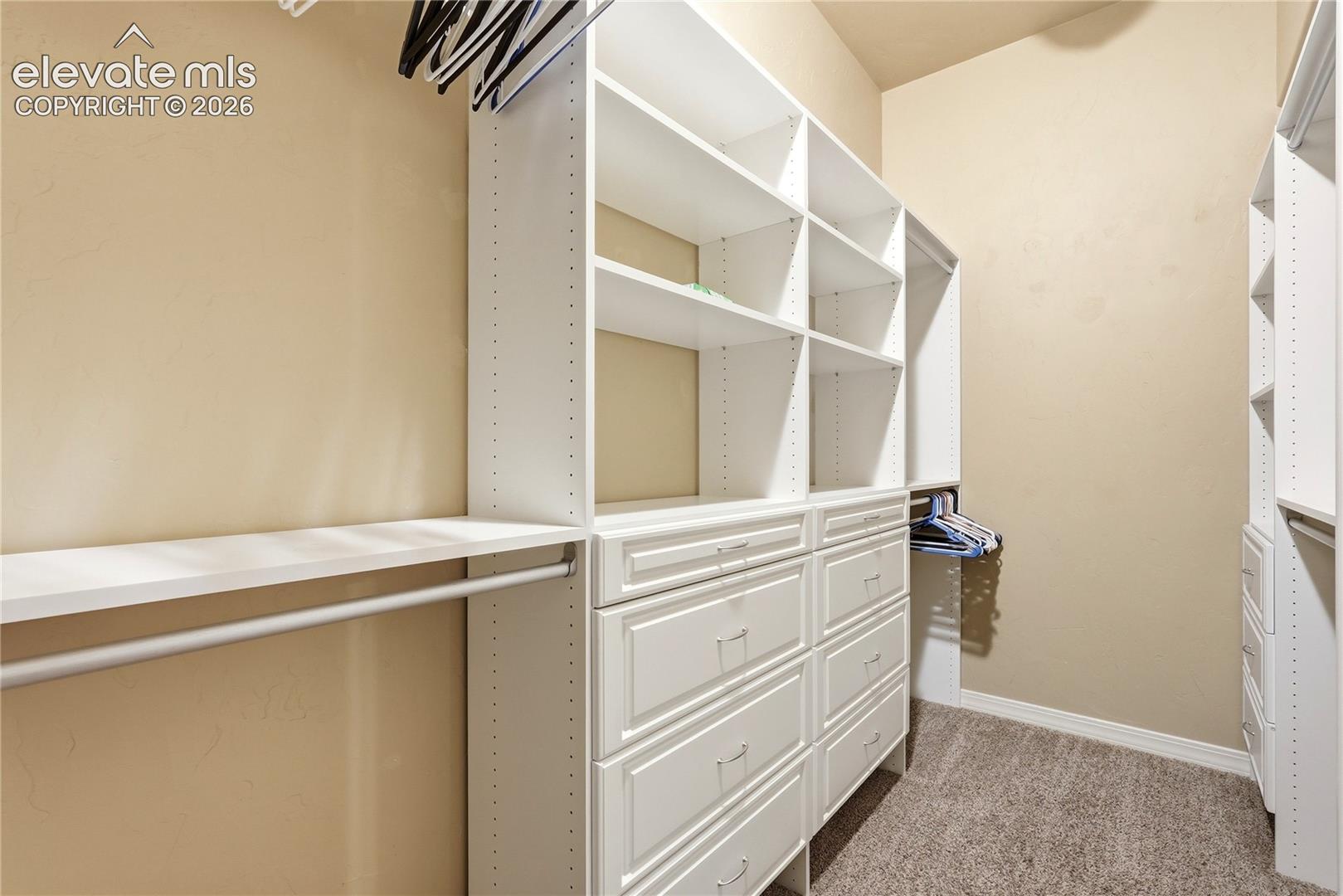 Primary Bedroom Closet in Bathroom