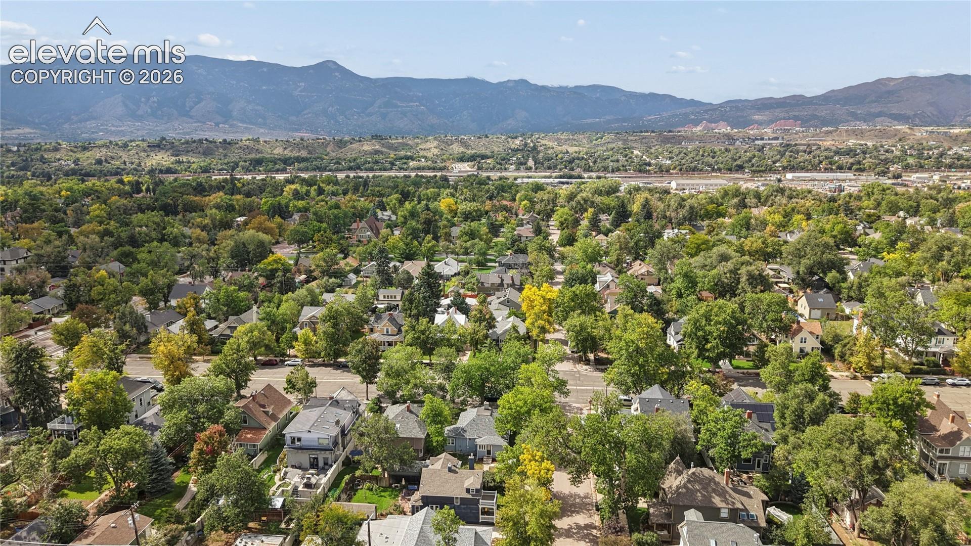 Aerial View of Neighborhood