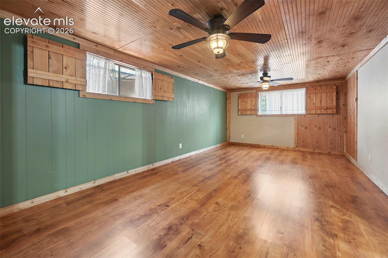 Enough room for a 2nd living room, or room for a pool table