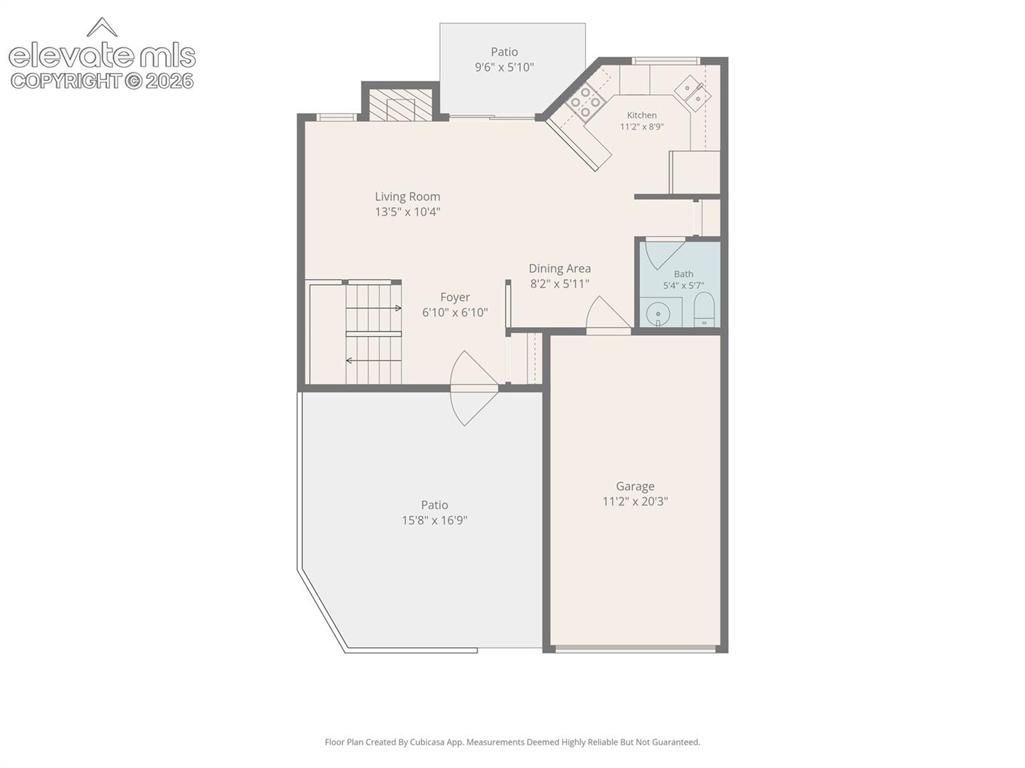 Main Level Floor Plan