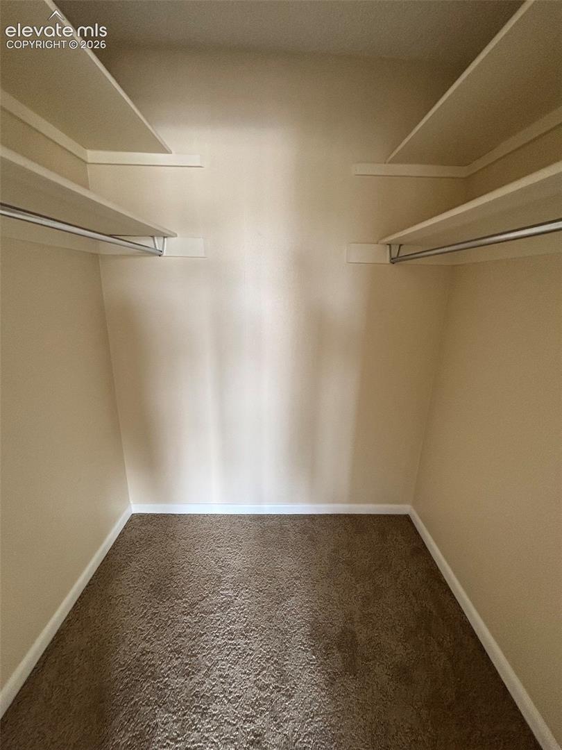 Primary walk in closet