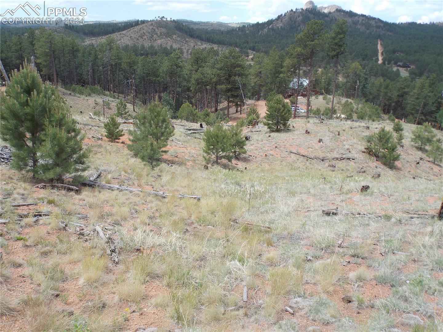 Highest build site with "possible view" of Pine Lake with 2 story build plan.