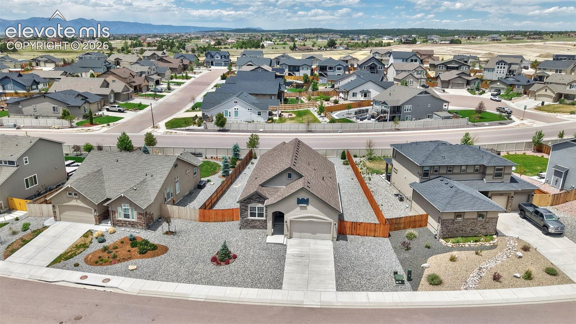 Aerial View of Front of the Home