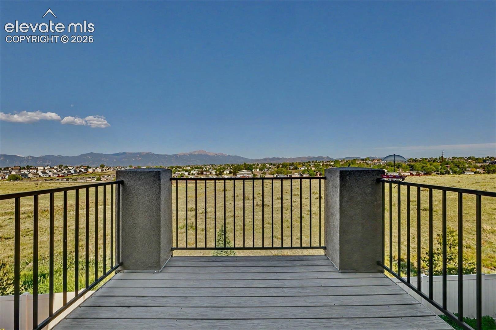 Front Range views from deck