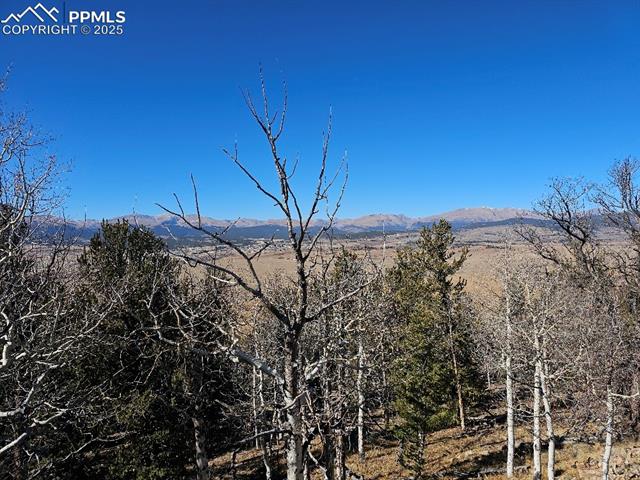 Looking west at the the 2 mountain ranges