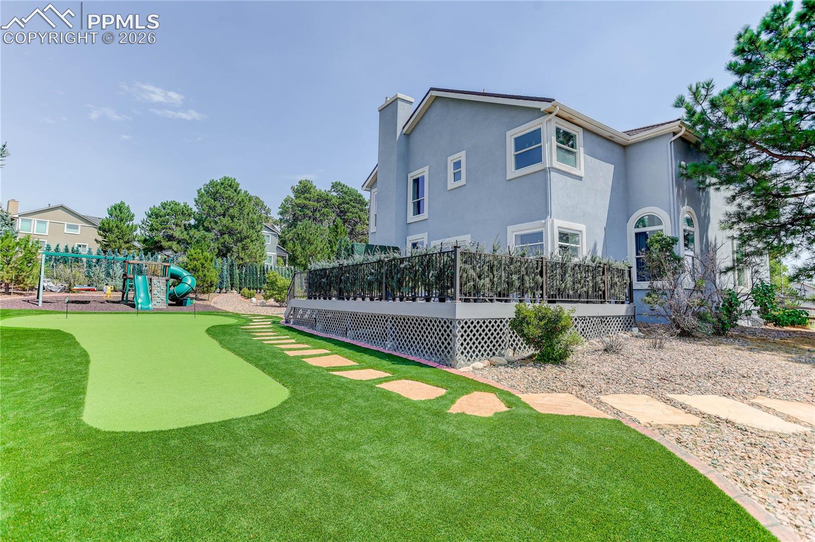 Fully landscaped yard