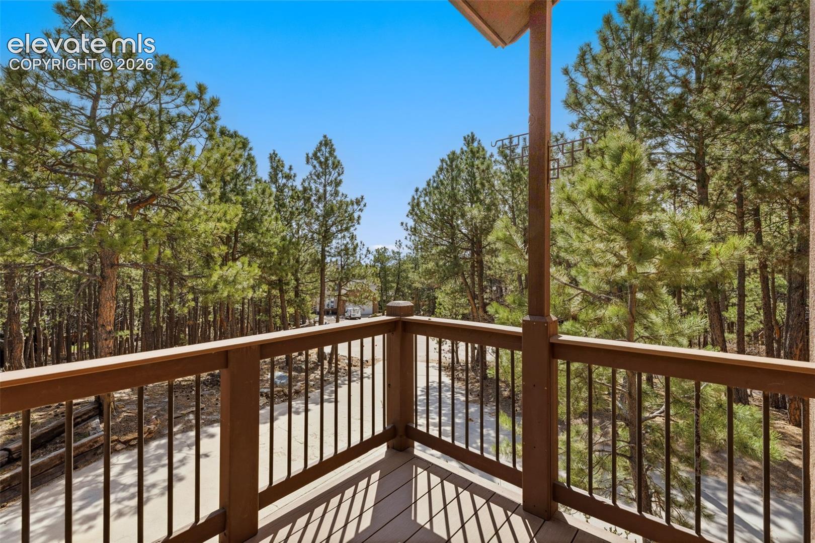 View from wrap-around composite deck
