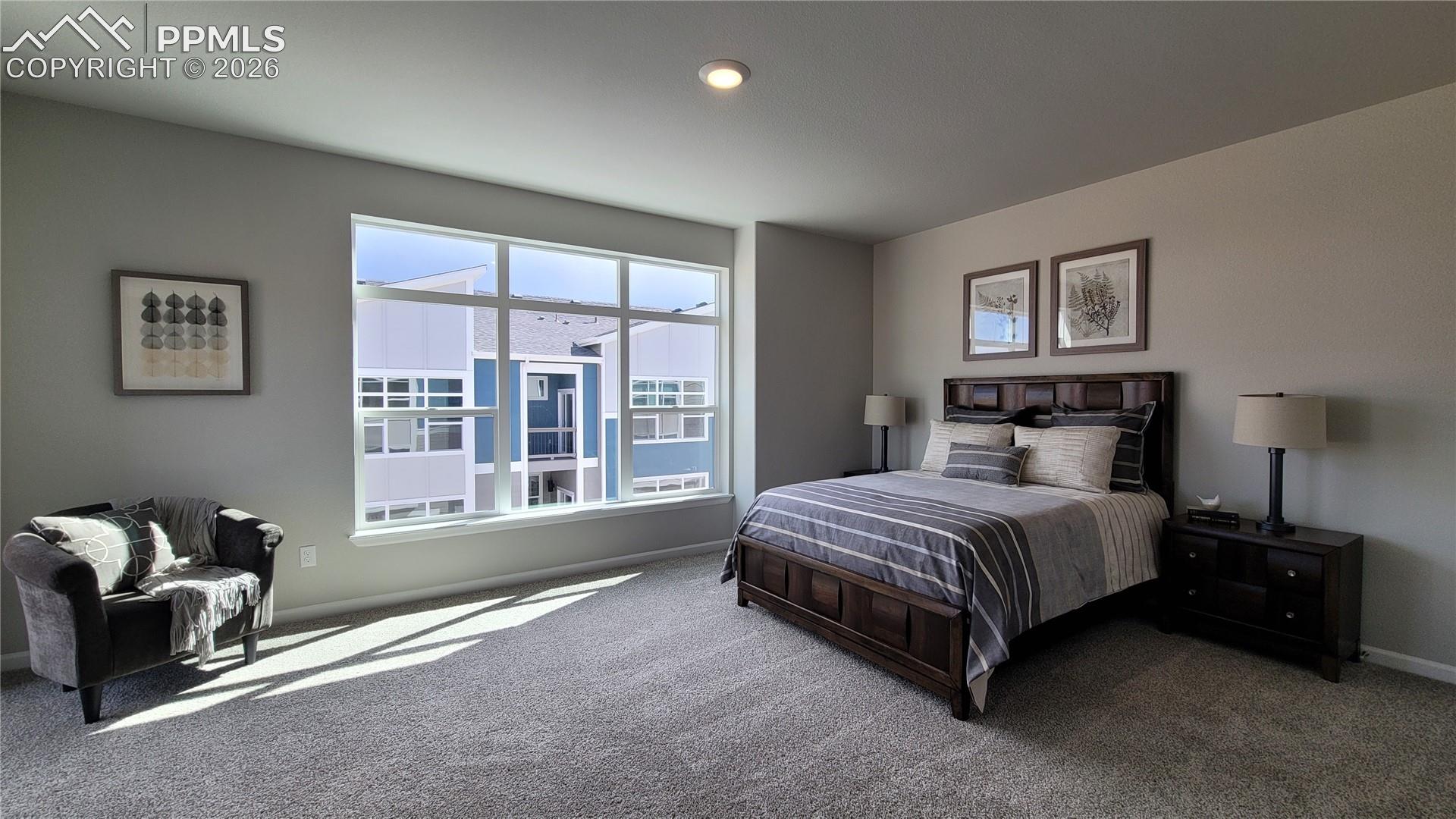 Primary Suite is accompanied with a plush bathroom, walk-in closet, and private deck! 