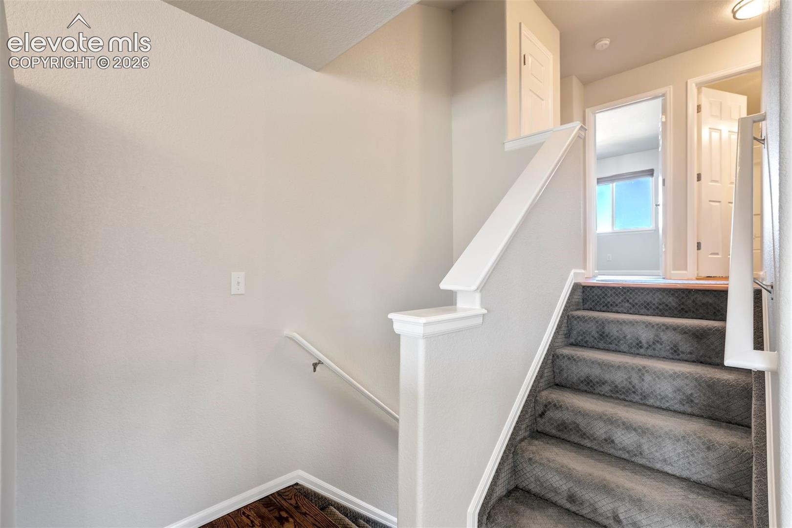 Upstairs you will find 3 bedrooms & 2 bathrooms.