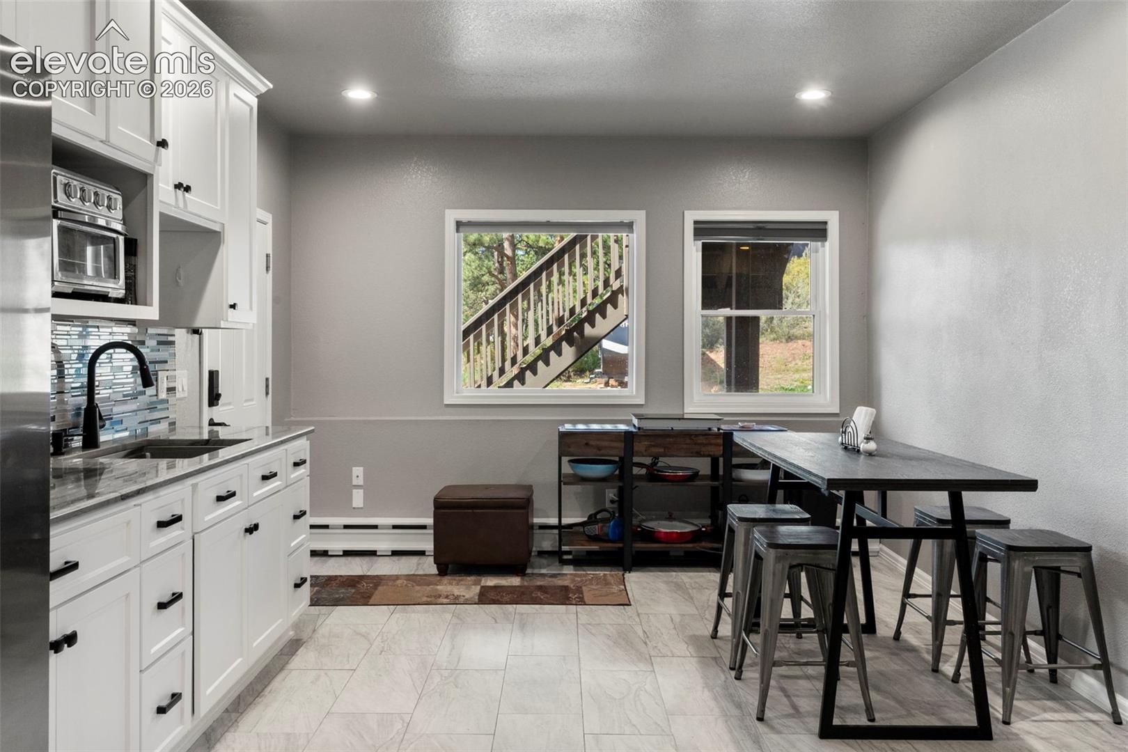 Downstairs mother in law kitchen