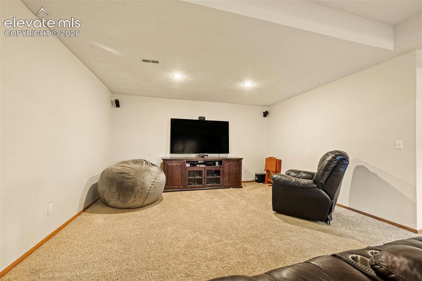 Basement media room/2nd family room