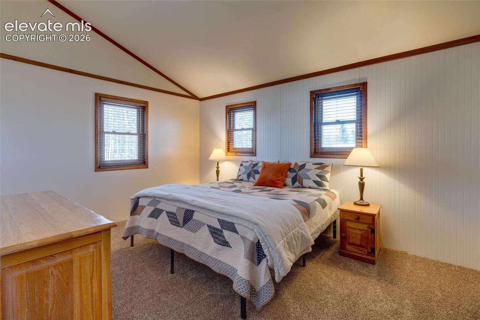 Guest bedroom on upper level