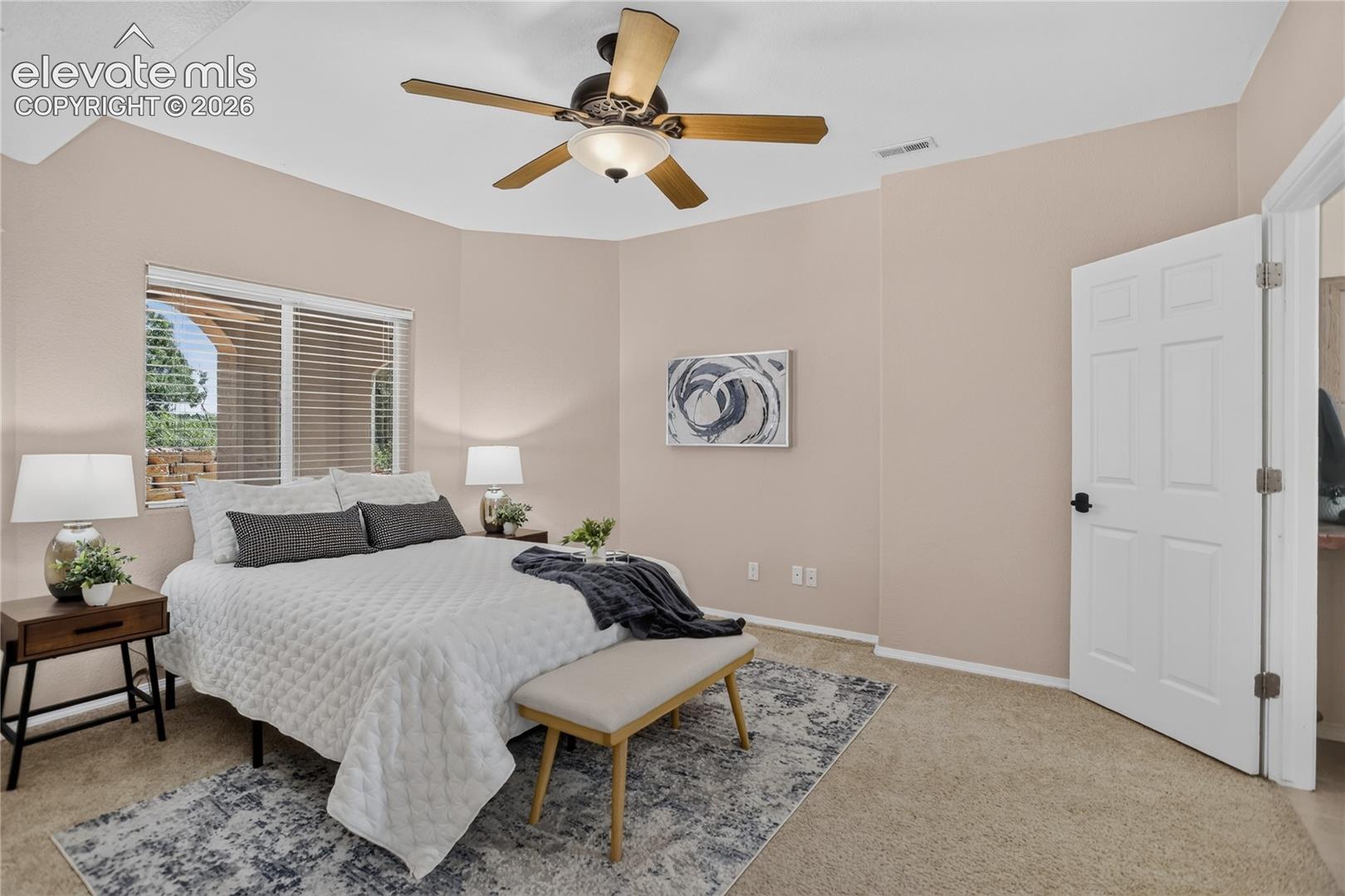 Bedroom 2 w/ en-suite bath - lower level