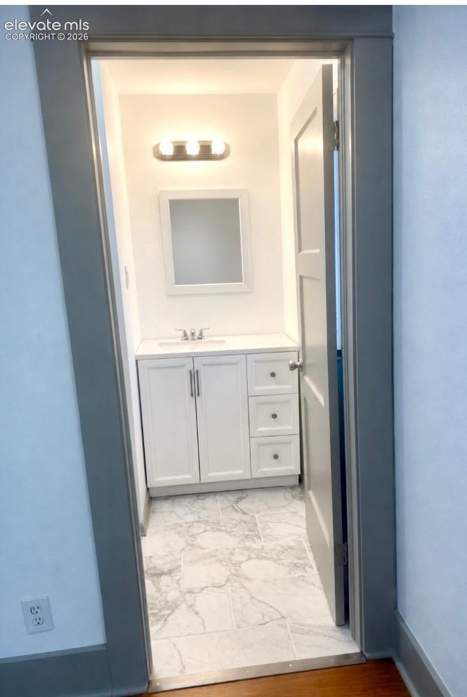 3/4 bath off office
