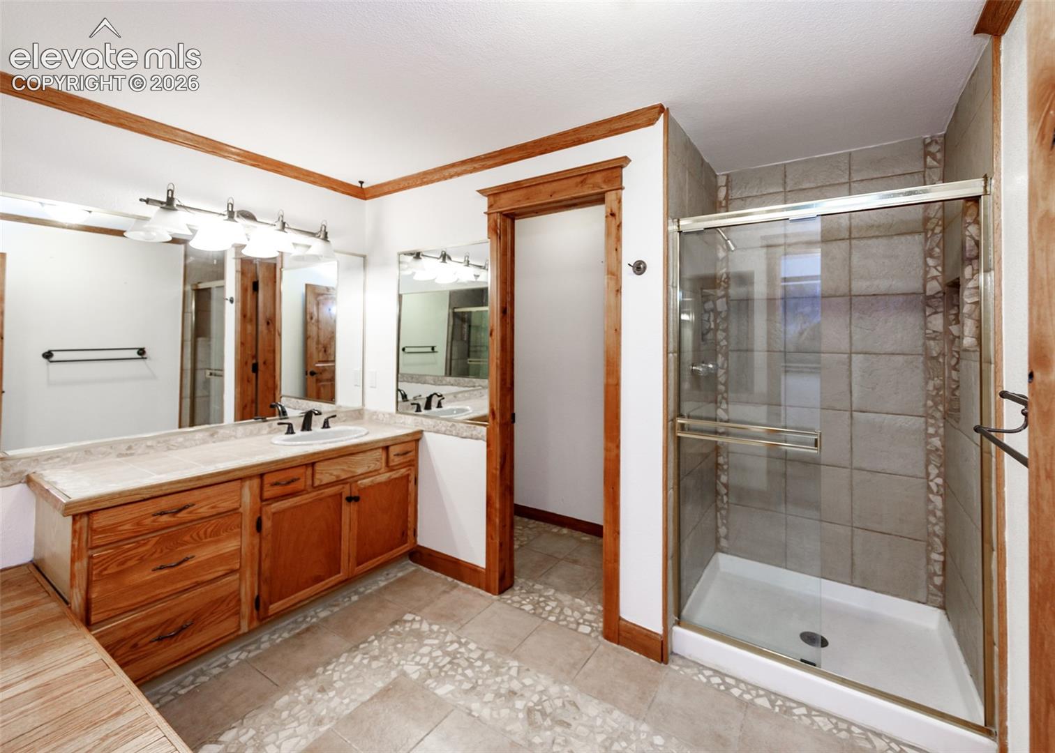 Bathroom 5 by the pool area and the theater room