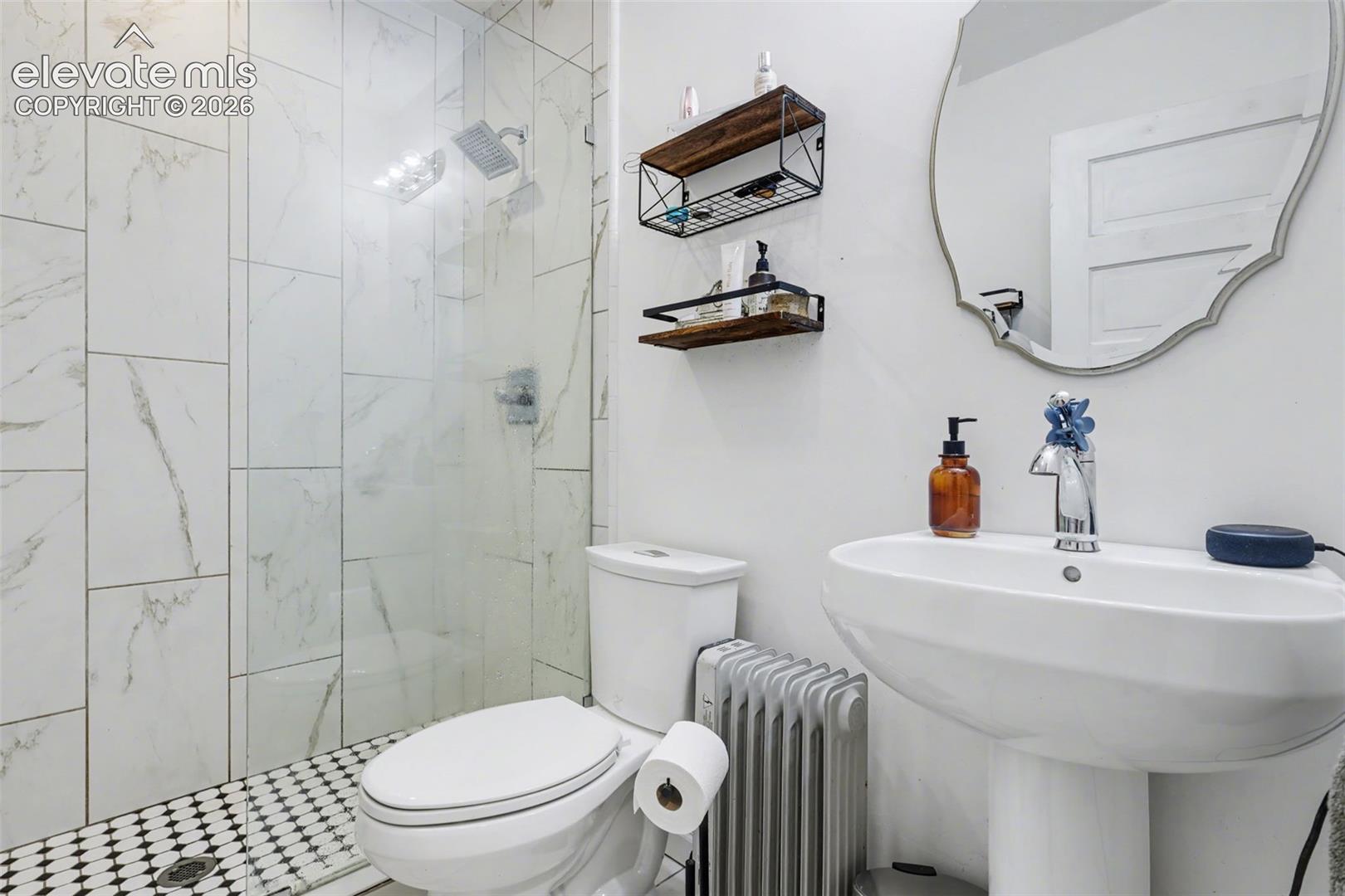 Upper level bathroom