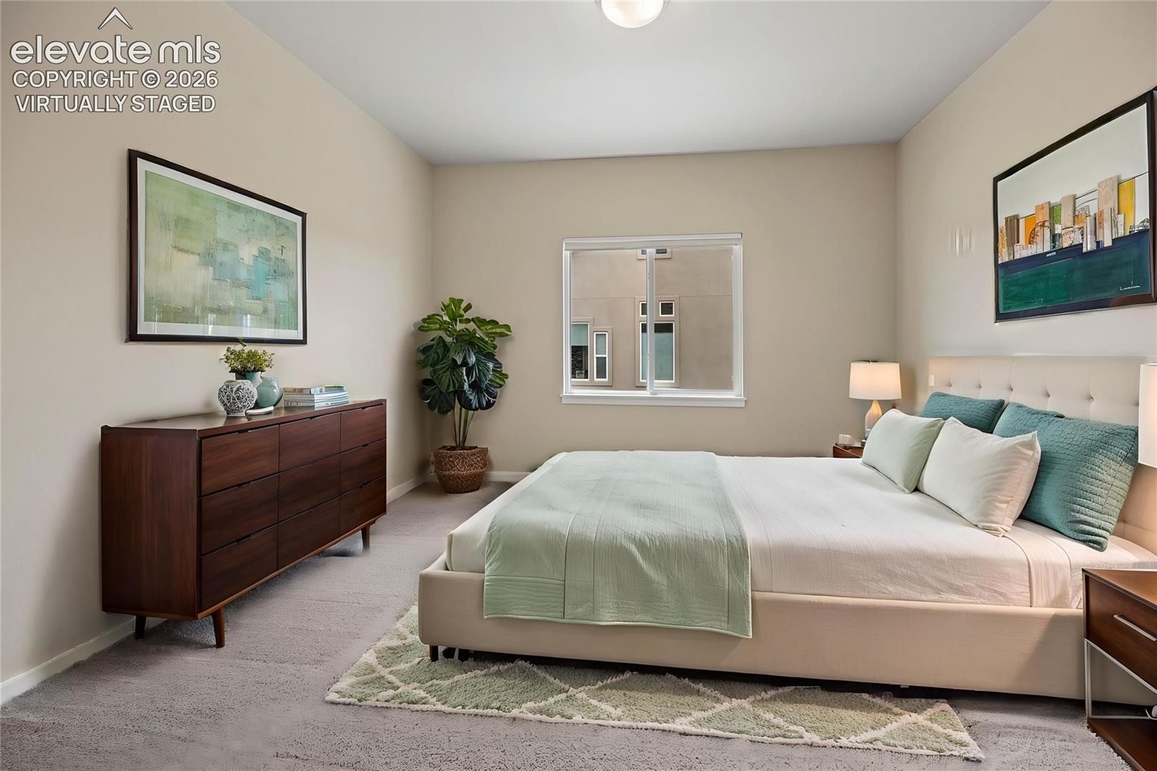 Virtually Staged Photo of Flex Space/Bedroom 3