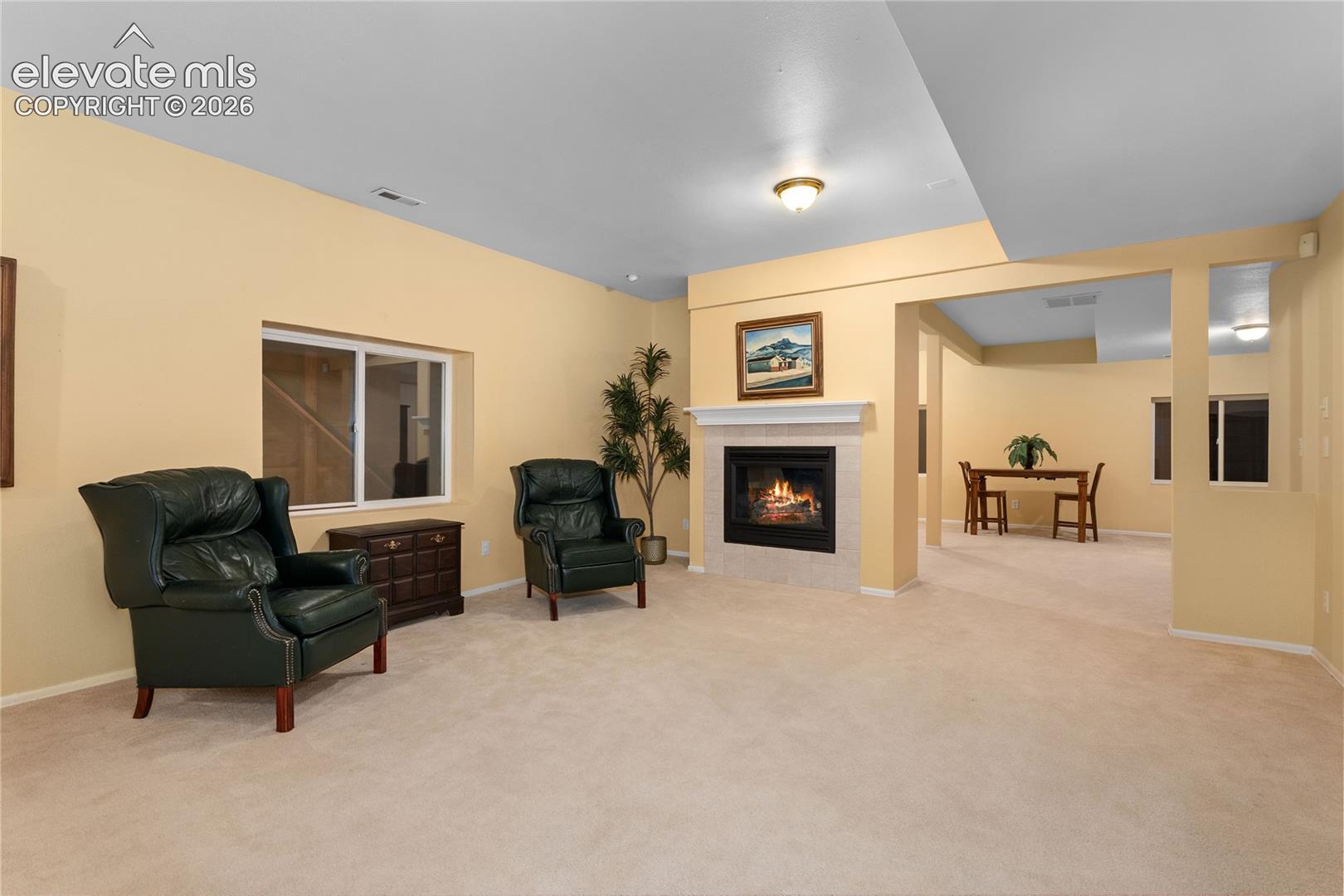 Basement family room #1