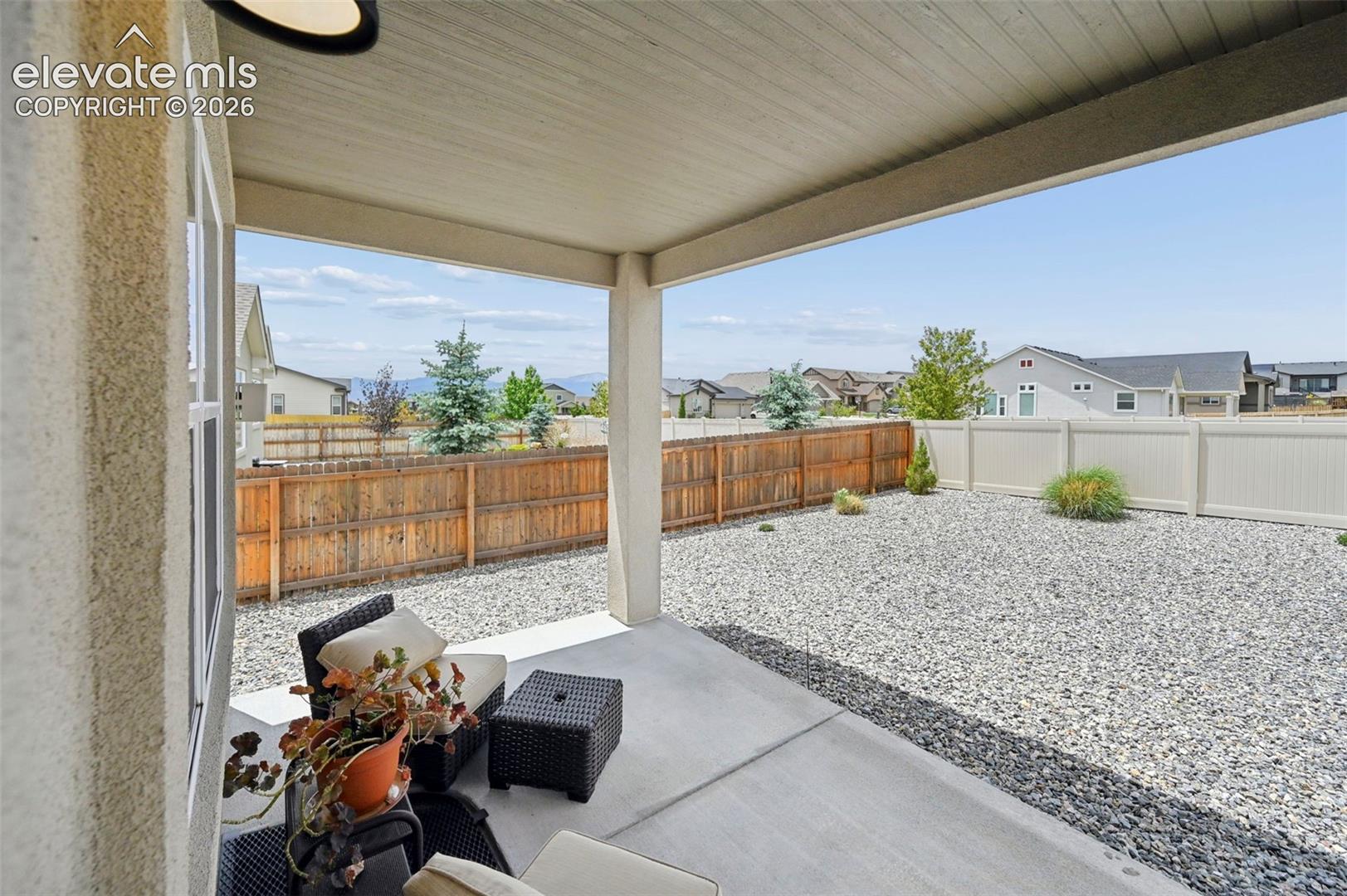 Covered Back Patio