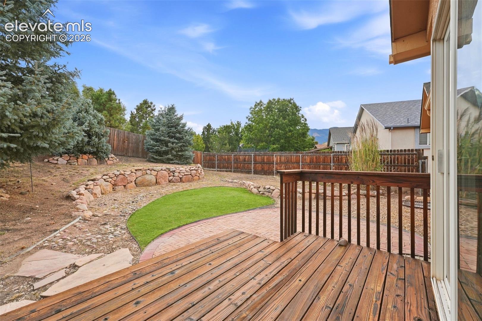 Low Maintenance Landscaping in Fenced Backyard