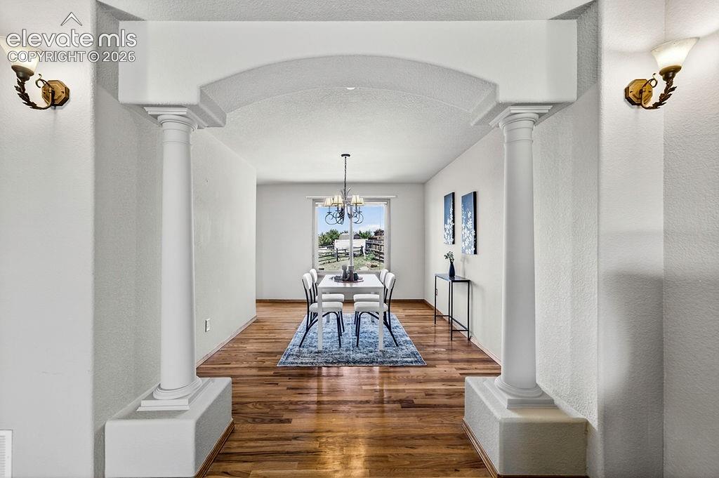 Formal dining room.