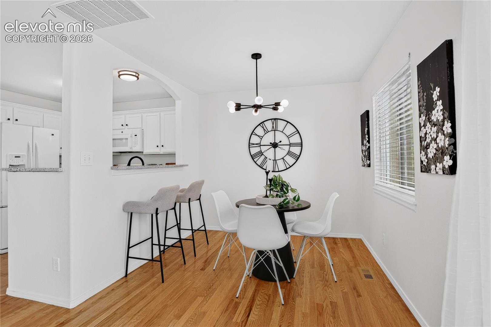 Dining area / breakfast bar. 