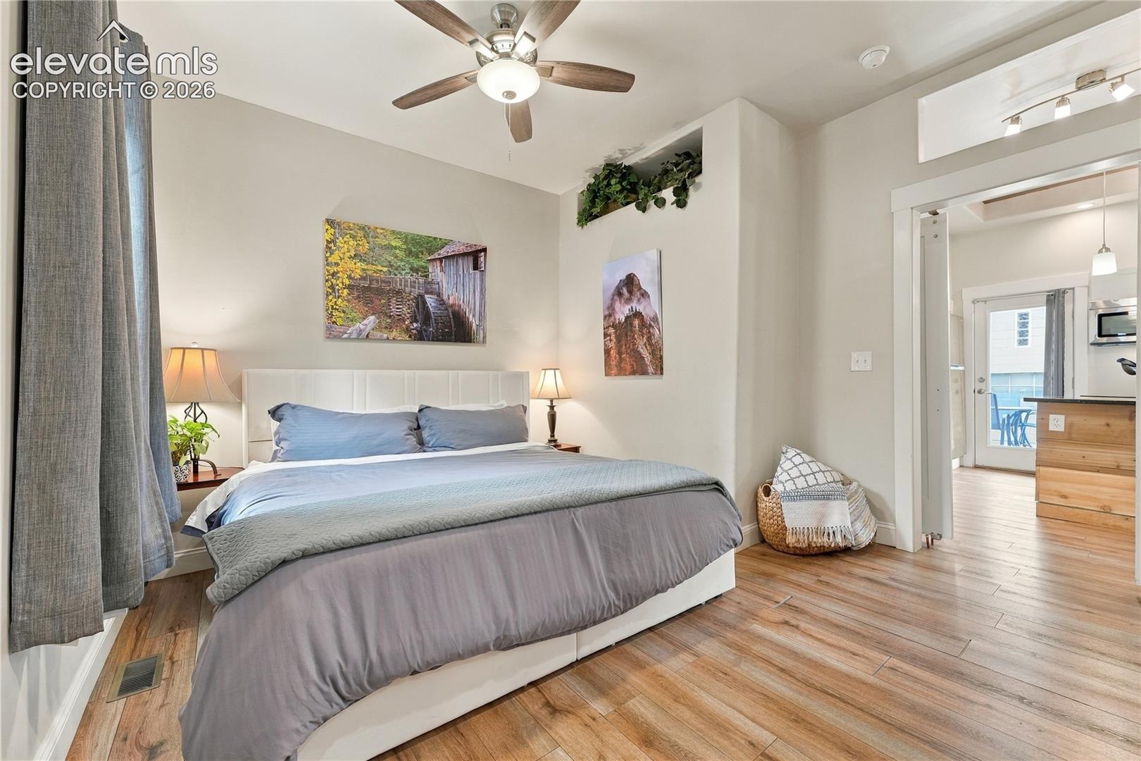 Bedroom Suite #2 - with walk in closet and private dual vanity bathroom.