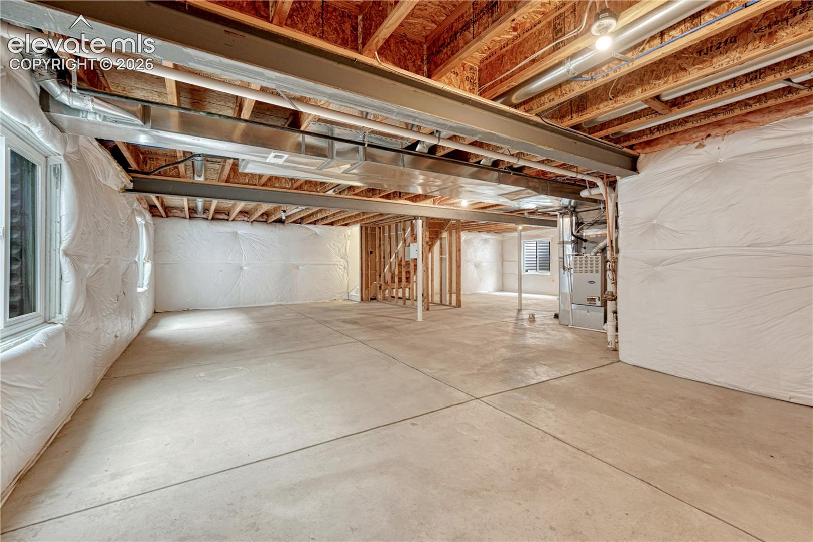 Make this unfinished basement your own!