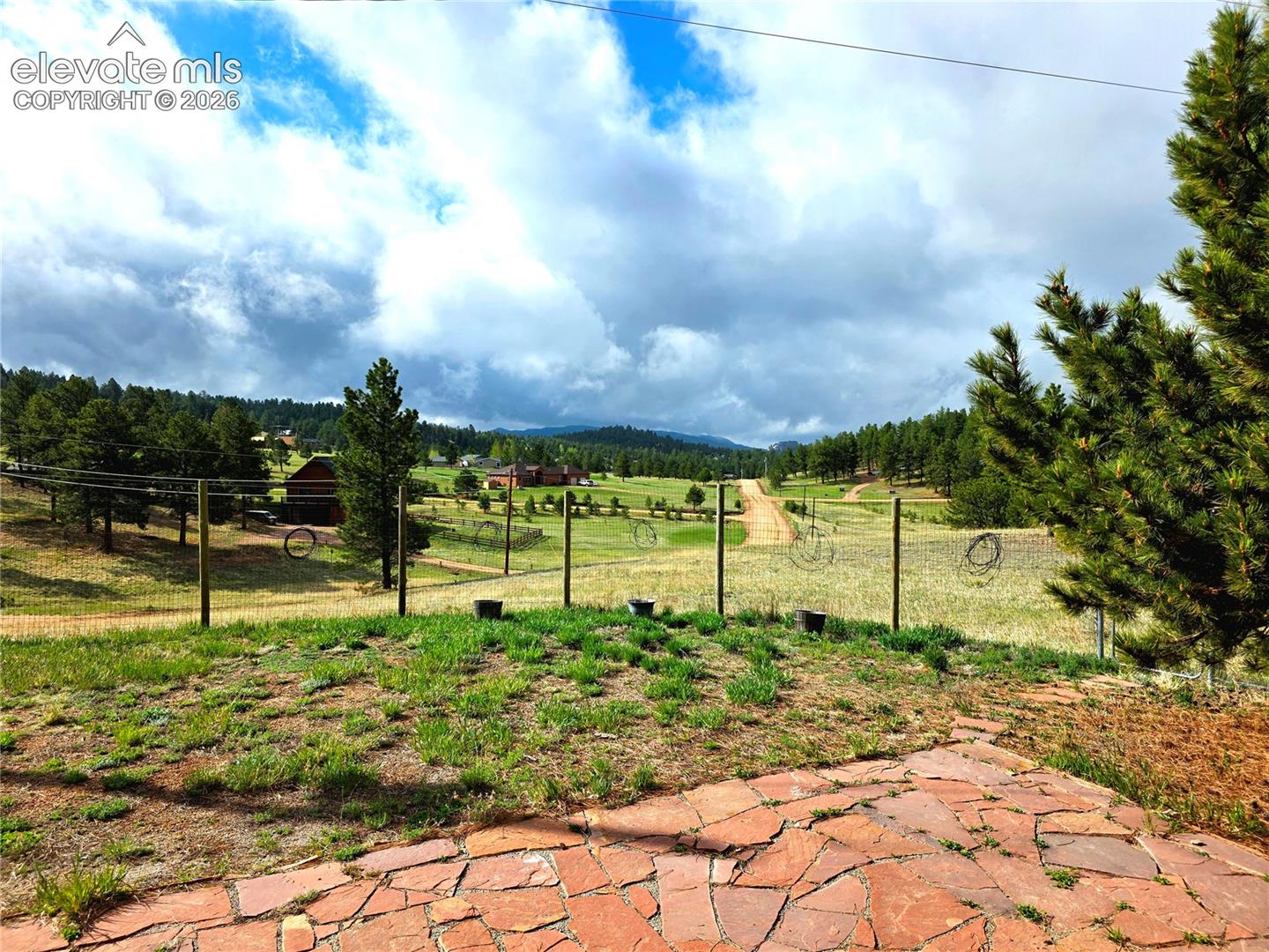 beautiful views with rock outcroppings