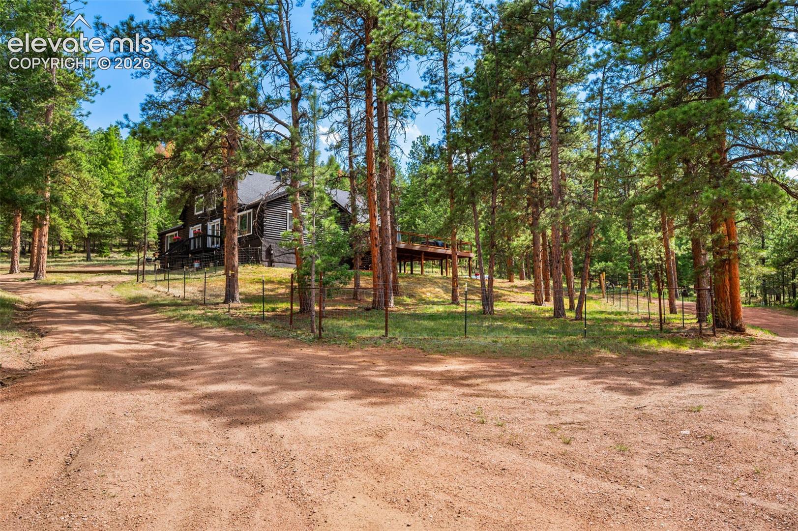 coming up driveway