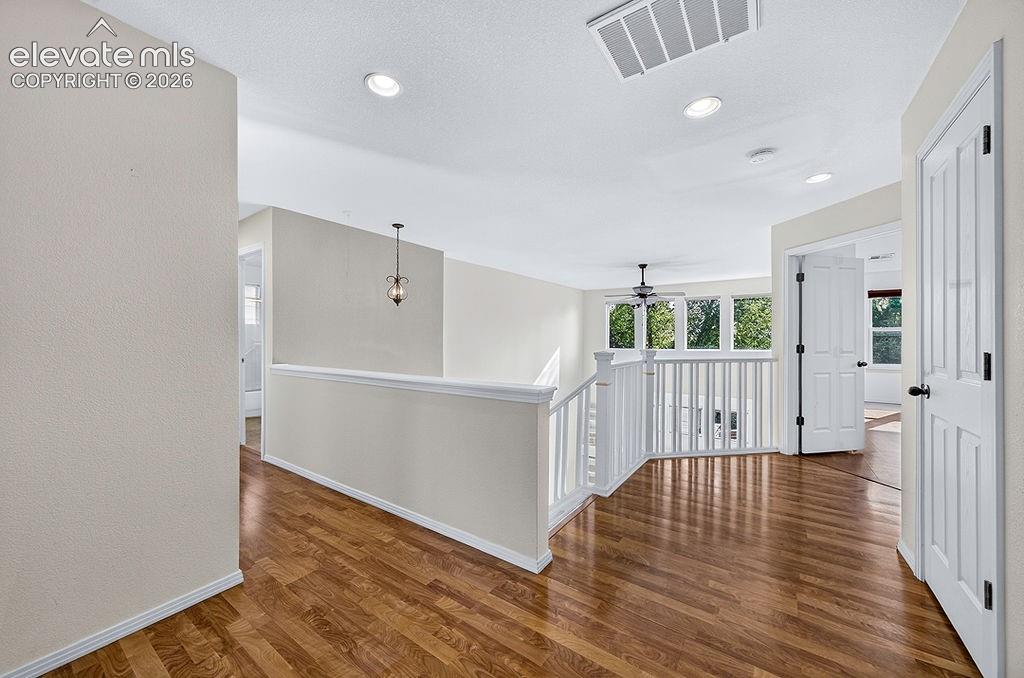 Upper level landing