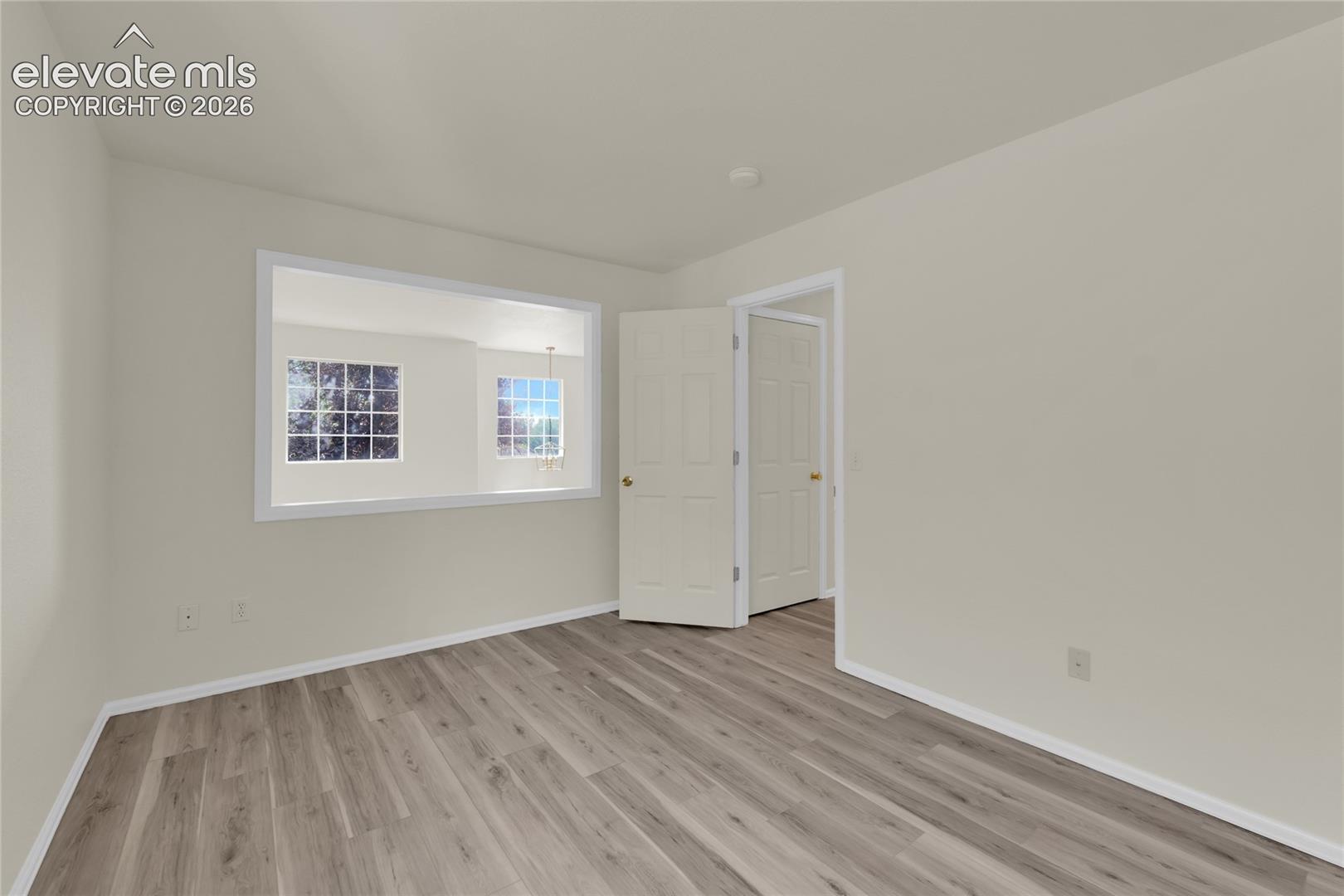 Second bedroom over looking the living room