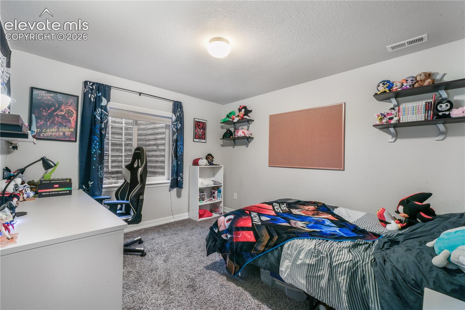 Window with privacy blinds