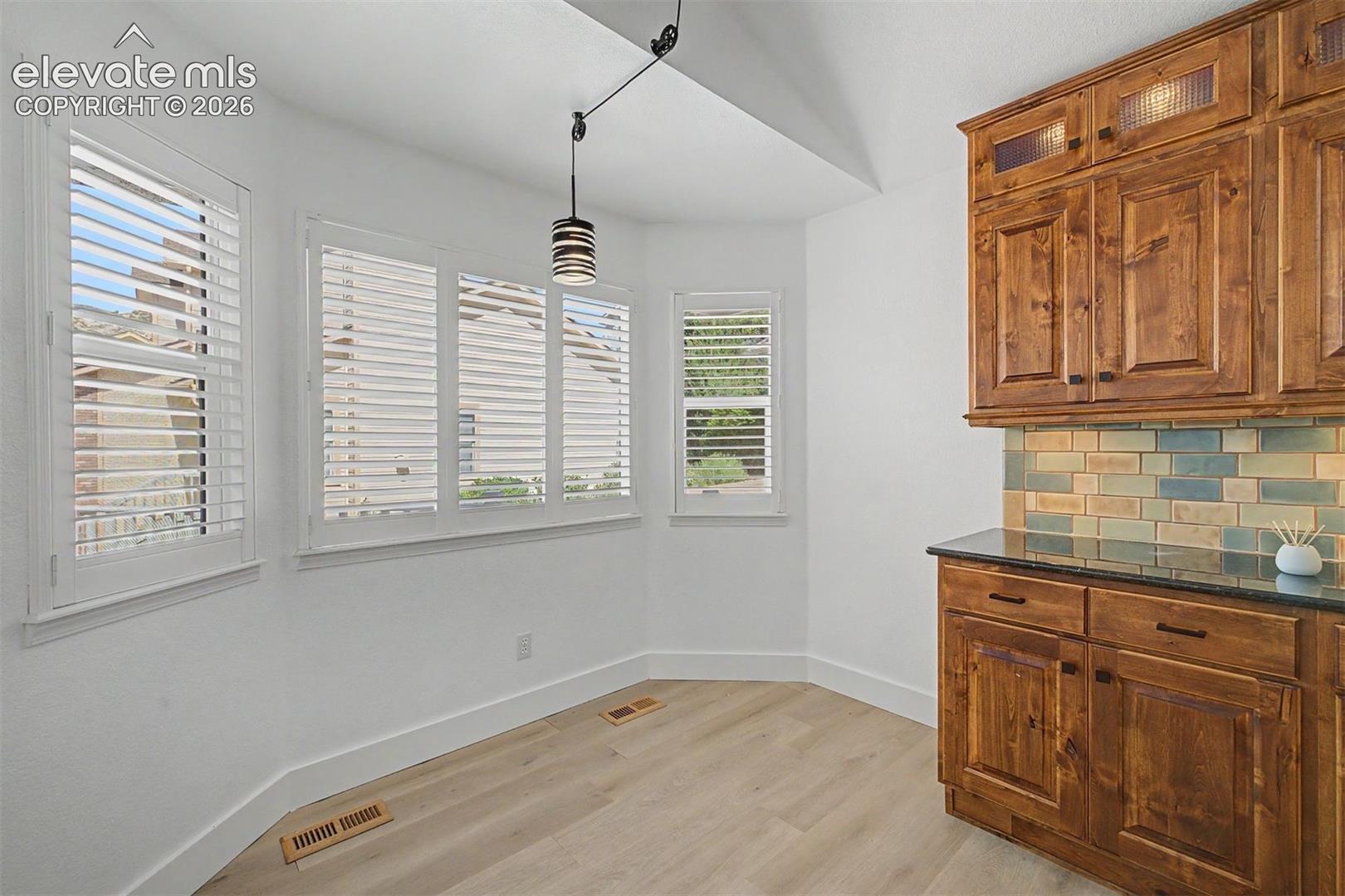 Dining nook in kitchen