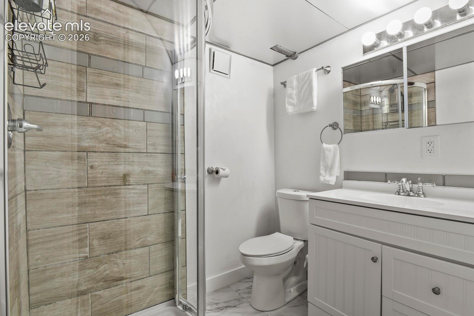 3/4 Bathroom in basement.