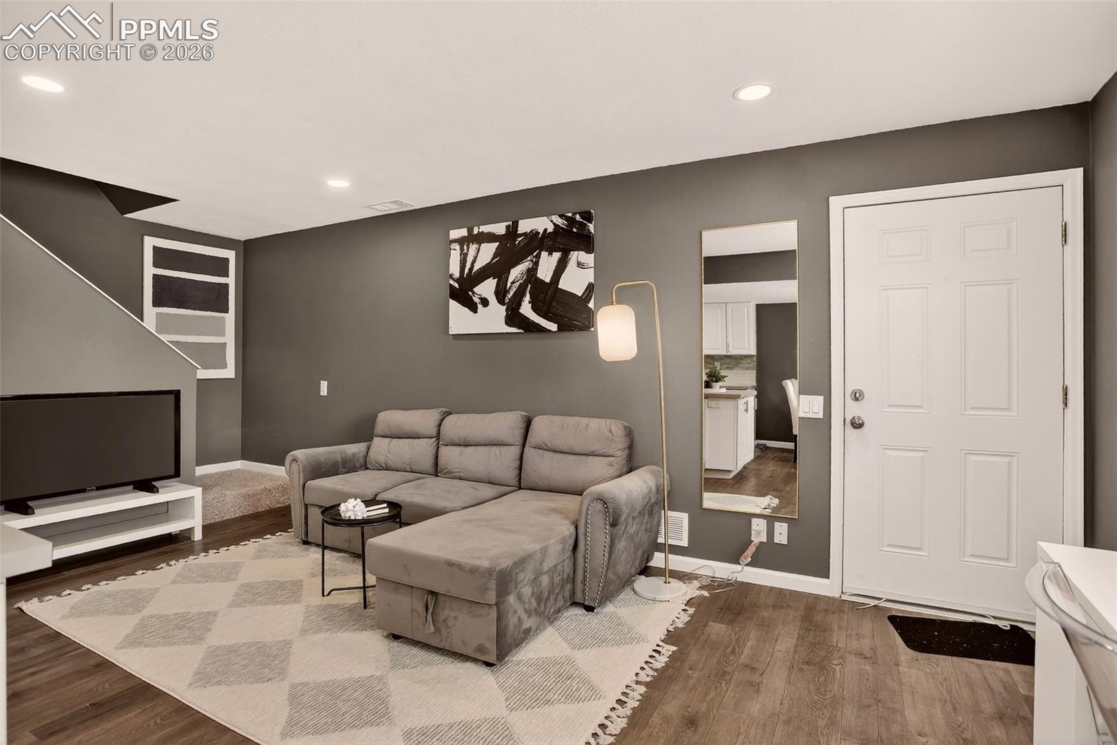 "Updated and move-in ready end unit in a Pool Community. New Luxury Vinyl flooring, new carpet, new interior paint, featuring modern finishes and a welcoming atmosphere."