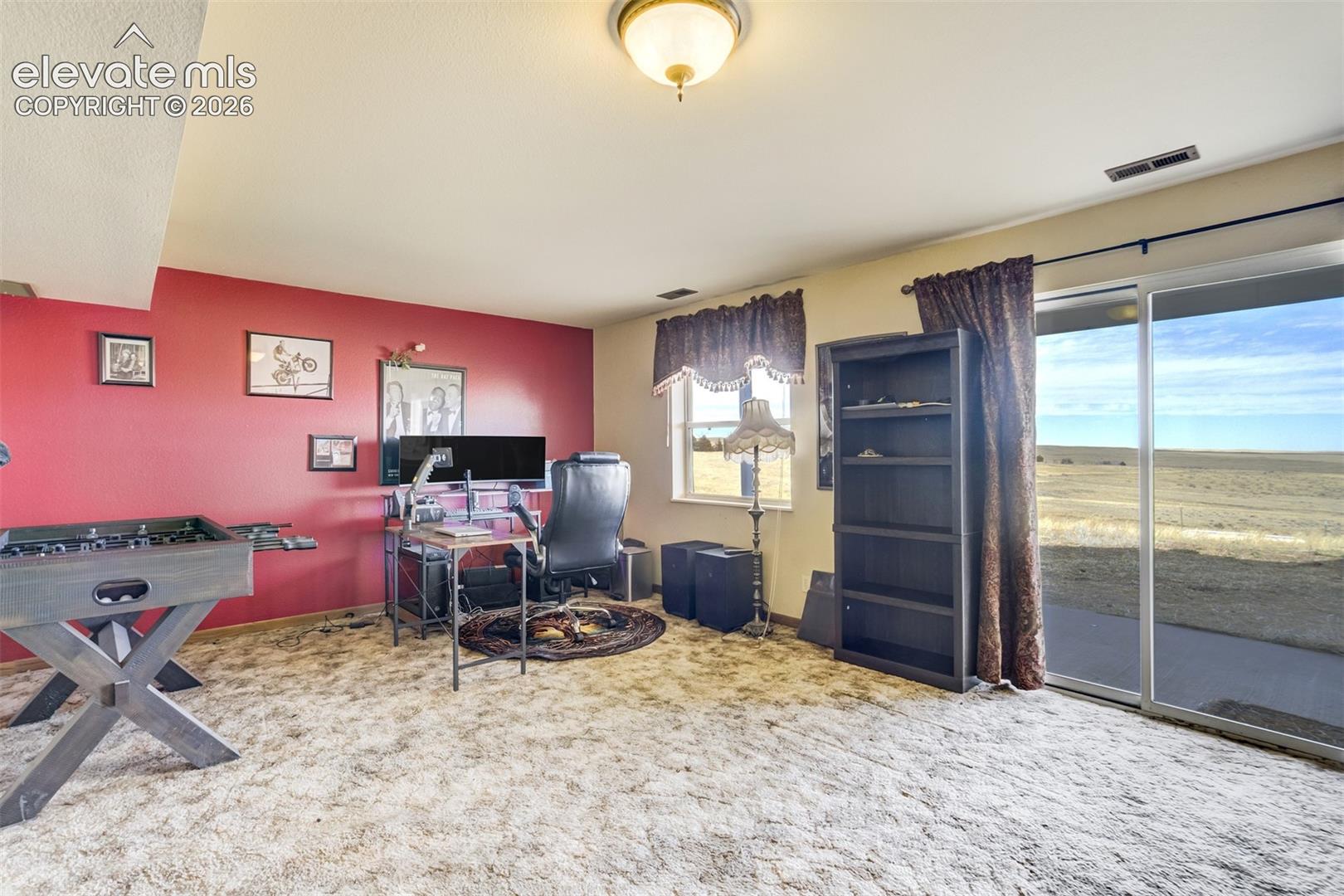 Large family room.